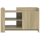 sofabord 80x50x50 cm konstrueret træ sonoma-eg