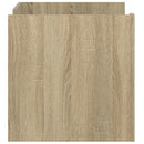 sofabord 80x50x50 cm konstrueret træ sonoma-eg