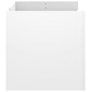 sofabord 100x50x50 cm konstrueret træ hvid