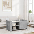 sofabord 100x50x50 cm konstrueret træ betongrå