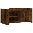 sofabord 100x50x50 cm konstrueret træ røget egetræsfarve