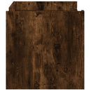 sofabord 100x50x50 cm konstrueret træ røget egetræsfarve