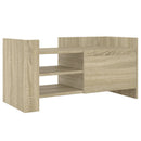 tv-bord 80x35x40 cm konstrueret træ sonoma-eg