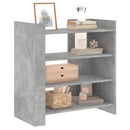 skænk 73,5x35x75 cm konstrueret træ betongrå