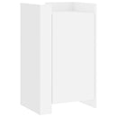 skænk 45x35x75 cm konstrueret træ hvid