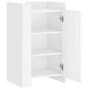 skænk 45x35x75 cm konstrueret træ hvid