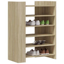 skoreol 74,5x37,5x100 cm konstrueret træ sonoma-eg