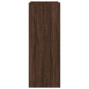 skoskab 52x37,5x100 cm konstrueret træ brun egetræsfarve