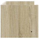 væghylde 100x35x30,5 cm konstrueret træ sonoma-eg