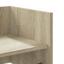 væghylde 100x35x30,5 cm konstrueret træ sonoma-eg