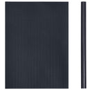 Haveafskærmninger 2 pcs Mørkegrå 35 x 0,19 m PVC