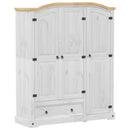 klædeskab Corona 151,5x52x186 cm massivt fyrretræ