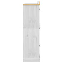 klædeskab Corona 151,5x52x186 cm massivt fyrretræ