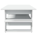sofabord 102x55x42 cm konstrueret træ hvid