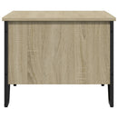 sofabord 100x51x40 cm konstrueret træ sonoma-eg