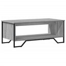 sofabord 100x51x40 cm konstrueret træ grå sonoma-eg
