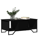 sofabord 100x51x40 cm konstrueret træ sort