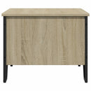 sofabord 100x51x40 cm konstrueret træ sonoma-eg
