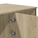 sofabord 100x51x40 cm konstrueret træ sonoma-eg