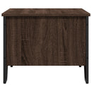 sofabord 100x51x40 cm konstrueret træ brun egetræsfarve