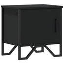 sengebord 40x30x40 cm konstrueret træ sort