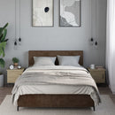 sengeborde 2 stk. 40x30x40 cm konstrueret træ sonoma-eg