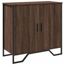 skænk 78x35,5x74,5 cm konstrueret træ brun egetræsfarve