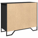 skænk 79,5x35,5x74,5 cm konstrueret træ brun egetræsfarve