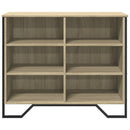 skænk 91x35,5x74,5 cm konstrueret træ sonoma-eg