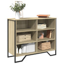 skænk 91x35,5x74,5 cm konstrueret træ sonoma-eg