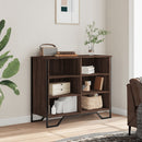 skænk 91x35,5x74,5 cm konstrueret træ brun egetræsfarve