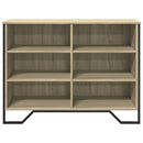 skænk 101x35,5x74,5 cm konstrueret træ sonoma-eg