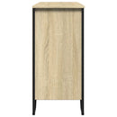 skænk 101x35,5x74,5 cm konstrueret træ sonoma-eg