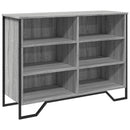 skænk 101x35,5x74,5 cm konstrueret træ grå sonoma-eg