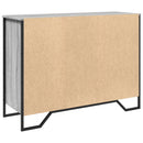 skænk 101x35,5x74,5 cm konstrueret træ grå sonoma-eg