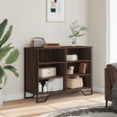 skænk 101x35,5x74,5 cm konstrueret træ brun egetræsfarve