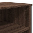 skænk 101x35,5x74,5 cm konstrueret træ brun egetræsfarve