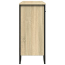 skænk 97x32,5x74,5 cm konstrueret træ sonoma-eg