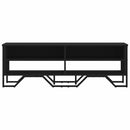 tv-bord 122x34x41 cm konstrueret træ sort