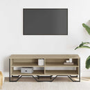 tv-bord 122x34x41 cm konstrueret træ sonoma-eg