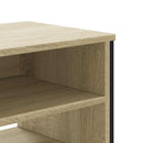 tv-bord 122x34x41 cm konstrueret træ sonoma-eg