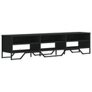 tv-bord 180x34x41 cm konstrueret træ sort