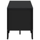 tv-bord 180x34x41 cm konstrueret træ sort
