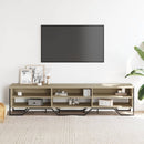 tv-bord 180x34x41 cm konstrueret træ sonoma-eg