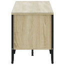 tv-bord 180x34x41 cm konstrueret træ sonoma-eg