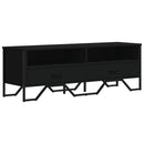 tv-bord 122x34x41 cm konstrueret træ sort
