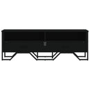 tv-bord 122x34x41 cm konstrueret træ sort