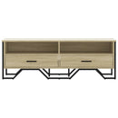 tv-bord 122x34x41 cm konstrueret træ sonoma-eg