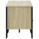 tv-bord 122x34x41 cm konstrueret træ sonoma-eg