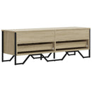 tv-bord 122x34x41 cm konstrueret træ sonoma-eg
